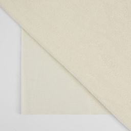 Цена за 2 шт. Лоскут плюш, 50×50 см, 220 г/м², цвет молочный №11