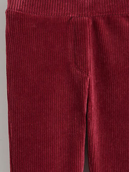 Beli Lastikli Basic K?z ?ocuk Kadife Tayt