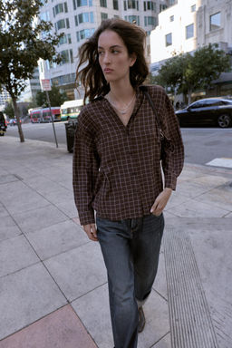 OVERSIZE CHECK SHIRT