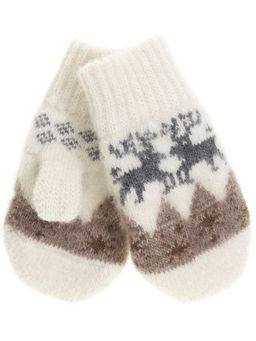 Варежки детские круговые "Два оленя" 0103-3