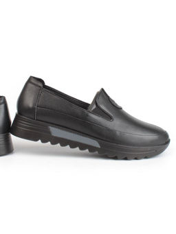 03-5306 BLACK Полуботинки женские (натуральная кожа)