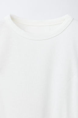 T-SHIRT WITH MODAL CUT-OUT BOWS - Zara фото 3