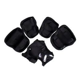 Защита для катания на роликах и велосипеде 6 предметов. 6-18лет / Yan-88Fat-B /уп 100/ черный - Галеонтрейд фото 5