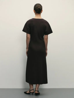 Платье длины миди со сборкой / Zarina  фото 4