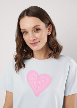 CLE Футболка жен. 256676кк_п св.голубой - Clever wear фото 2