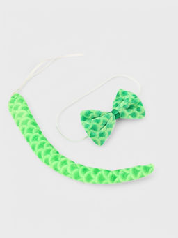 Карнавальный набор Змея, 2 предмета: бабочка, хвост, зелёный - Simaland фото 2