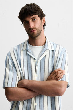 STRIPED TEXTURED SHIRT - Zara фото 15