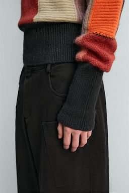 PATCHWORK JUMPER HARRY LAMBERT FOR ZARA X DISNEY  фото 6