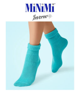 MINI INVERNO 3301 носки жен. 26% Шерсть, 62% Акрил, 10% Полиамид, 2% Эластан - turchese - Minimi фото 2