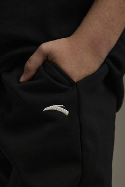 Брюки трикотажные утепленные Черный Outdoor Knit Track Pants