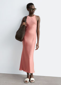 Vestido midi de sat?n sin mangas - H&m фото 10