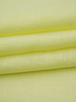 Лен костюмный с эффектом мятости цв.Светло-лимонный, ш.1.45м, лен-100%, 190гр/м.кв