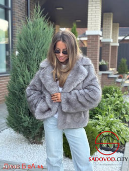 Шуба женская из искусственного меха