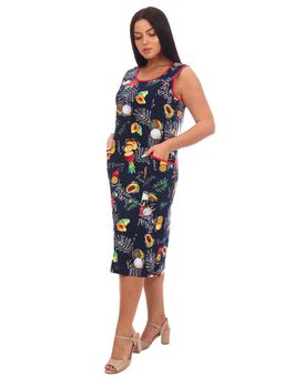 Калинка сарафан женский, темно-синий - Lovetex фото 2