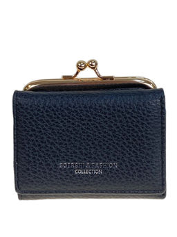 Женское портмоне из искусственной кожи, цвет черный