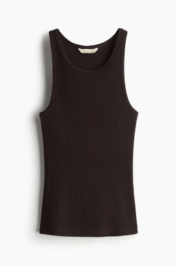 Camiseta sin mangas en canal? de mezcla de seda - H&m фото 3