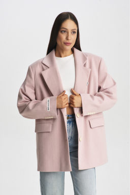 Пальто-жакет "Ёлочка" Pink