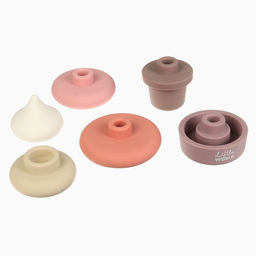 Развивающая игрушка - пирамидка M&B «Мороженка», силикон, от 3 мес.