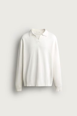 POLO PUNTO REGULAR FIT ALGOD?N - LINO / Crudo - Zara фото 5