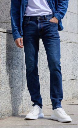 Джинсы F121-0159S d.blue - Fine joyce фото 5