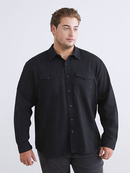 Regular Fit Uzun Kollu Erkek Jean G?mlek