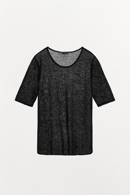 100% WOOL T-SHIRT - Zara фото 14
