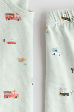Pijama estampado de algod?n