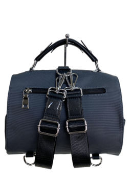 Женская сумка-рюкзак из текстиля, цвет серый - Greta фото 2