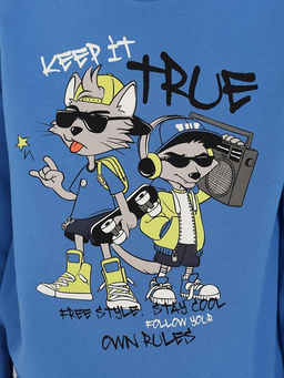 CRB wear/CSKB 63741-42-391 Джемпер для мальчика,синий/Ex.Cherubino  фото 4