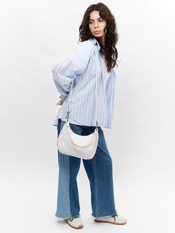 LACCOMA сумка Амира-белый эко кожа хлопок фото 5