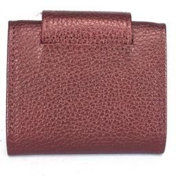 Портмоне женское Croco-ПР-906 натуральная кожа 1 отд, 4 карм, бордо металлик (232) 239948  фото 2