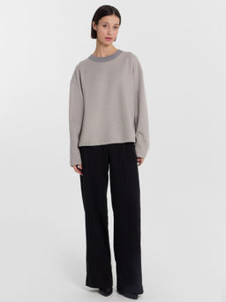 Свитшот женский серый средне -серый меланж 4425-В 122996 - Mark formelle фото 3