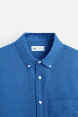 LINEN/COTTON SHIRT - Zara фото 8