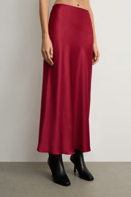 Юбка миди из атласа - Mollis фото 3