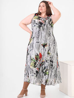 Платье-двойка хлопок 65%, вискоза 35% - Almond фото 5