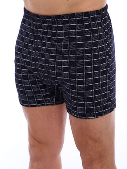 Трусы-боксеры, модель 212, трикотаж (46 размер, Клетка)