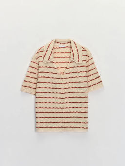 Рубашка свободного кроя в полоску ZR2605023406-265 / Zarina