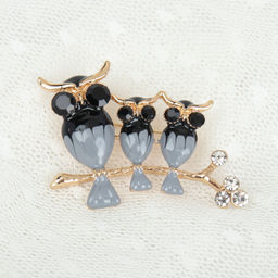 Брошь Совы / 0718 /уп 24/ - Галеонтрейд фото 2