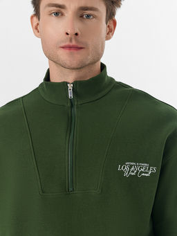 Толстовка мужская зеленая - Mark formelle фото 4