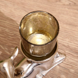 Подсвечник Оленёнок, 15?6?11 см, алюминий