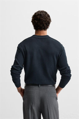 PURL KNIT POLO SHIRT - Zara фото 11