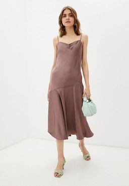 Атласное платье в бельевом стиле - Incity фото 2