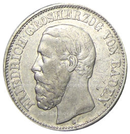 2 марки 1898 года G Германия (Баден)
