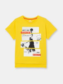 CRB wear/CSJB 63123-30-321 Футболка для мальчика, желтый/Ex.Cherubino