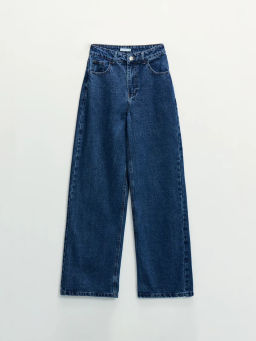 Джинсы wide leg с высокой посадкой / Zarina