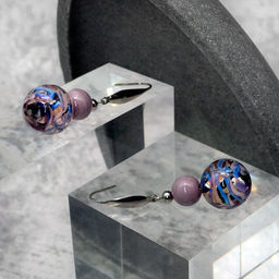 Серьги из муранского стекла - Vloes фото 5