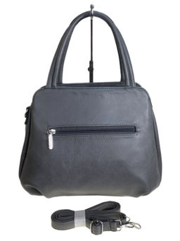 Женская сумка из искусственной кожи, цвет серый - Greta фото 2