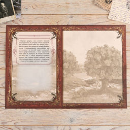 Родословная книга в шкатулке «Древо семьи», 56 листов, 20×26 см