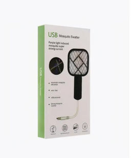 Портативная электрическая мухобойка с LED подсветкой USB