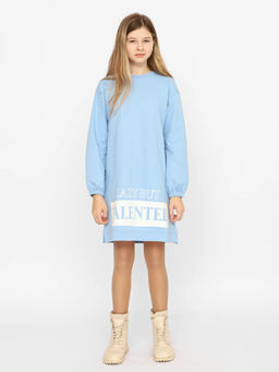 CRB wear/CWJG 63401-43-346 Платье для девочки,голубой/Ex.Cherubino  фото 6